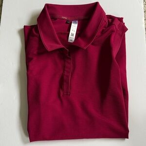 Adidas Burgundy Sleeveless Golf shirt